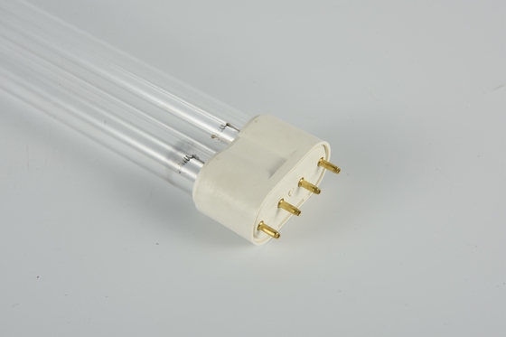 H Type 40W Glass UVC أنابيب الضوء 185nm UV مصباح تطهير الأوزون للهواء
