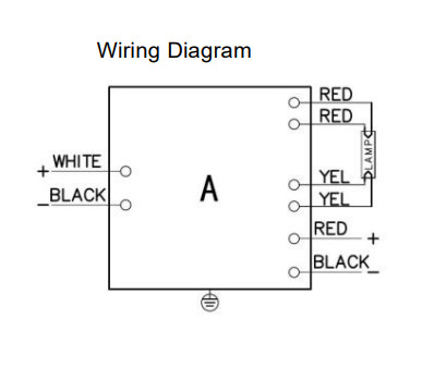 150H UV مصباح الصابورة الإلكترونية 24V DC لـ PW11-425-40D24
