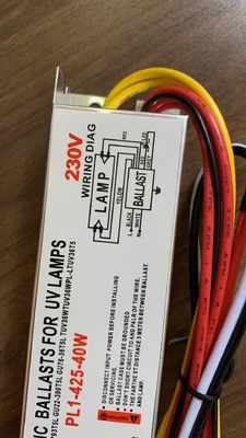 230V 40W UV مصباح الصابورة الإلكترونية لمبيد للجراثيم