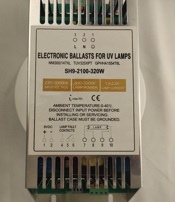 320W يعتم الصابورة الإلكترونية لمفاعل مصباح ملغم مزدوج مبيد للجراثيم