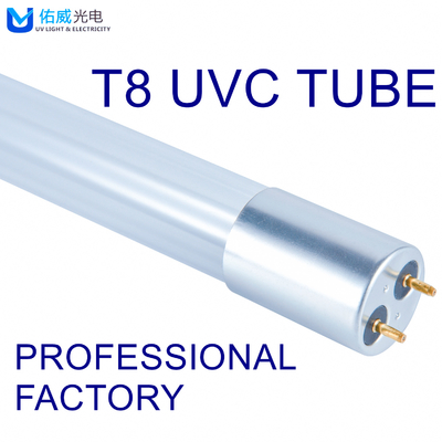 OEM 254nm T8 UVC أنبوب لمبة مستشفى التعقيم مبيد للجراثيم 36W مصباح الجدار