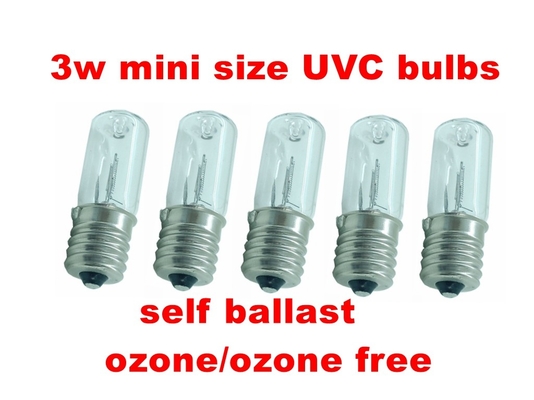 10V 3W UV مصباح الذاتي الصابورة UVC ضوء خزانة الأحذية التطهير