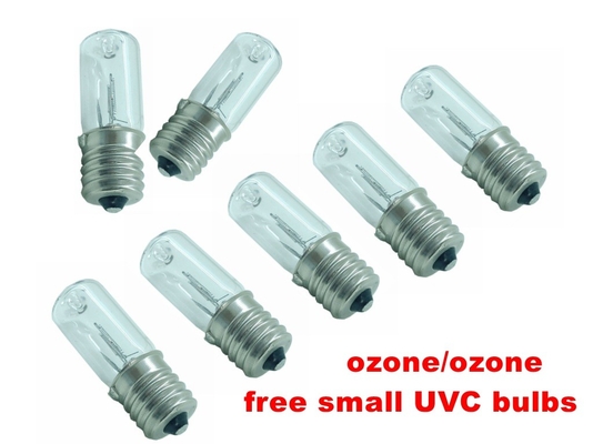 10V 12V DC العاكس UV مصباح مبيد للجراثيم 3W الذاتي الكبح E17 مصباح حامل