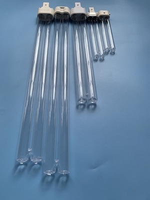 5W UVC أنابيب الضوء H شكل 254nm مصباح مبيد للجراثيم UV الكوارتز أنبوب مصباح uvc