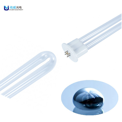 معالجة مياه الصرف الصحي المحلية UVC Light U Shape 100w UV Lamp