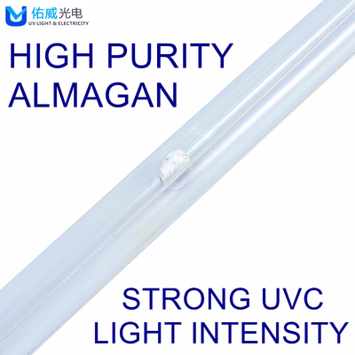 UVC مستقيم Amalgam UV مصباح تطهير الهواء مصباح مصنع تجهيز اللحوم